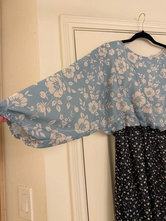 Piper & Scoot Multi Patterned Midi Dress — Size XL - Picture 3 of 7